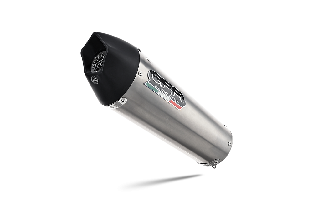 Exhaust compatible with Bmw F900XR F900R 2020-2025, GP Evo4 Titanium, Slip-on exhaust including removable db killer and link pipe 