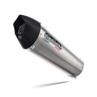 Exhaust compatible with Voge 900DSX 2024-2025, GP Evo4 Titanium, Slip-on exhaust including removable db killer and link pipe 
