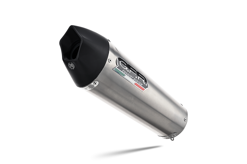 Exhaust compatible with Ktm RC 390 2017-2020, Gpe Ann. titanium, Slip-on exhaust including link pipe 