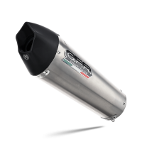 Exhaust compatible with Ktm RC 390 2017-2020, Gpe Ann. titanium, Slip-on exhaust including link pipe 