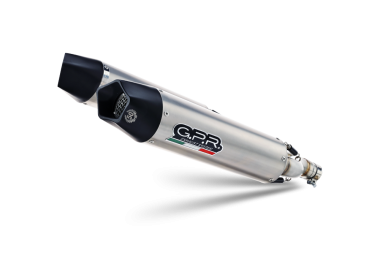 Exhaust compatible with Aprilia Dorsoduro 1200 2011-2016, GP Evo4 Titanium, Dual slip-on including removable db killers and link pipes 