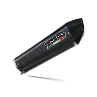 Exhaust compatible with Aprilia Shiver 900 2017-2020, GP Evo4 Poppy, Dual slip-on including removable db killers and link pipes 