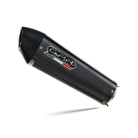 Exhaust compatible with Ducati Multistrada V4 Grand Tour 2024-2025, GP Evo4 Poppy, Slip-on exhaust including removable db killer and link pipe 