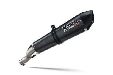 Exhaust compatible with Bmw F800 F800S F800ST 2006-2011, Gpe Ann. Poppy, Slip-on exhaust including removable db killer and link pipe 
