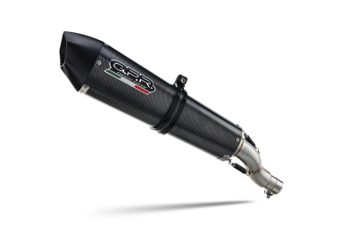Exhaust compatible with Bmw K1300GT 2009-2011, Gpe Ann. Poppy, Slip-on exhaust including removable db killer and link pipe 