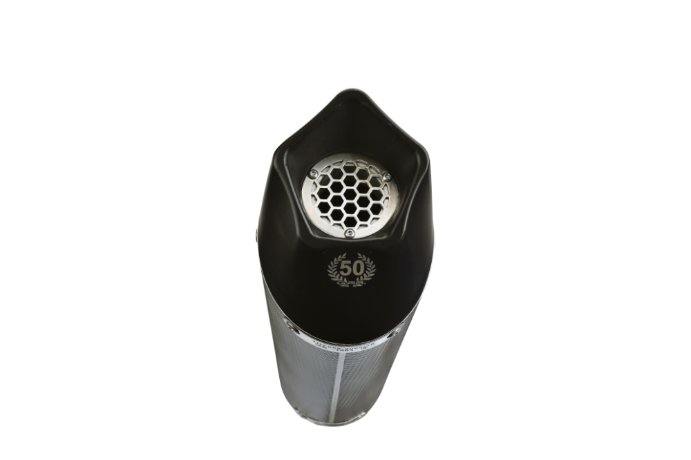 Exhaust compatible with Ducati Multistrada V4 Grand Tour 2024-2025, GP Evo4 Poppy, Slip-on exhaust including removable db killer and link pipe 