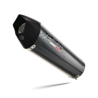 Exhaust compatible with Ducati Multistrada V4 Grand Tour 2024-2025, GP Evo4 Poppy, Slip-on exhaust including removable db killer and link pipe 