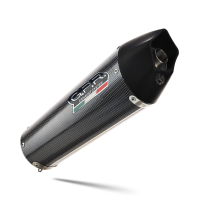 Exhaust compatible with Bmw F800R 2009-2014, Gpe Ann. Poppy, Slip-on exhaust including removable db killer and link pipe 