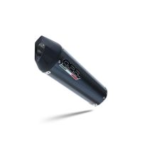 GPR exhaust compatible with  Cf Moto 700 CL-X Adv 2022-2024, New Grand Prix Evo Poppy, Slip-on exhaust including removable db killer and link pipe, EPA-compliant 