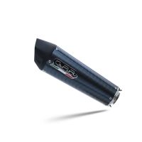 GPR exhaust compatible with  Cf Moto 700 CL-X Adv 2022-2024, New Grand Prix Evo Poppy, Slip-on exhaust including removable db killer and link pipe, EPA-compliant 