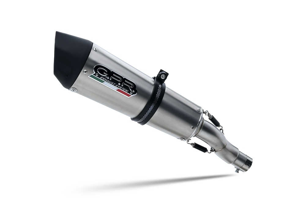 GPR exhaust compatible with  Aprilia Rsv4 1100 Racing Factory 2021-2024, New Grand Prix Evo Titanium, Slip-on exhaust including link pipe 