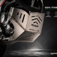 GPR TECH compatible con  Honda Crf 300 L / Rally 2021/2024 e5 Protección del motor en titanio 