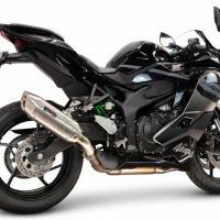 GPR exhaust compatible with Kawasaki Zx-4RR 2024-2026, Furore-X Acciaio Inox, Slip-on exhaust including removable db killer and link pipe, not EPA-compliant 