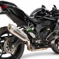 GPR exhaust compatible with Kawasaki Zx-4RR 2024-2026, Furore-X Acciaio Inox, Slip-on exhaust including removable db killer and link pipe, not EPA-compliant 