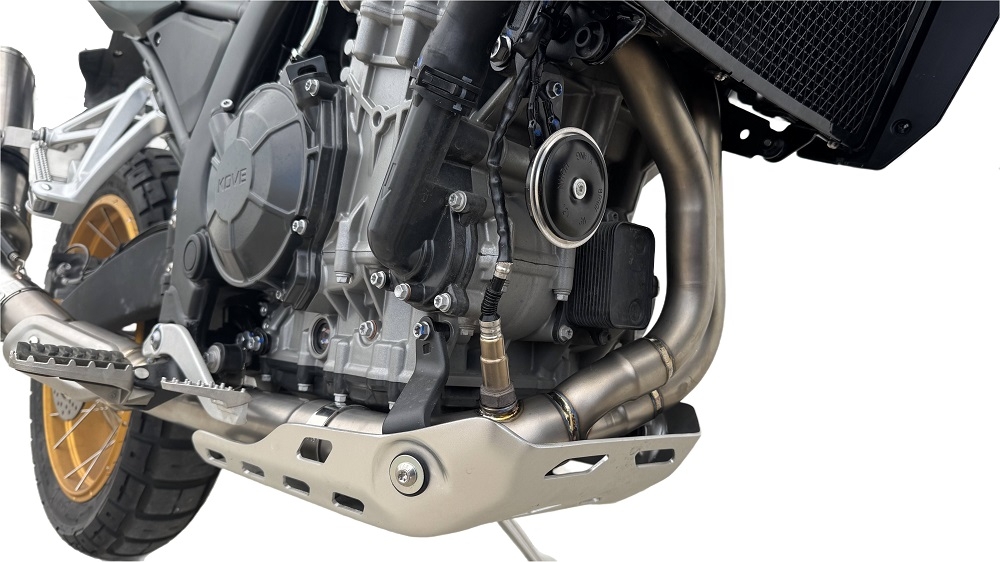 GPR exhaust compatible with  Kove 800X 2024-2026, Decatalizzatore RACING, Decat pipe 