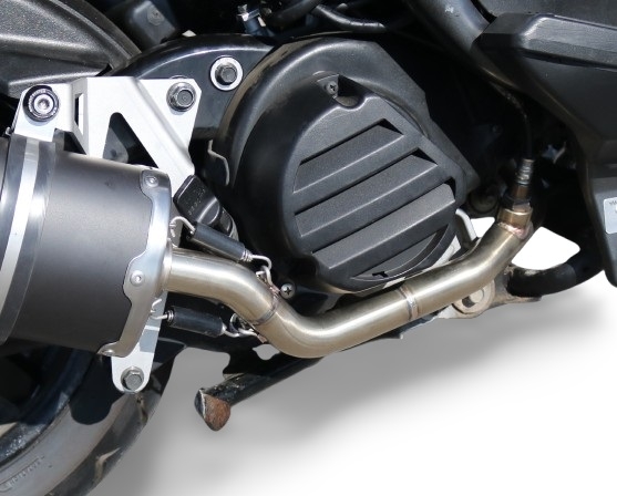 Exhaust compatible with Yamaha Zuma 125 2009-2015, Evo4 Road, Full system exhaust, including removable db killer 