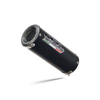 Exhaust compatible with Husqvarna Svartpilen 401 2024-2025, M3 Black Titanium, Slip-on exhaust including removable db killer and link pipe, EPA-compliant 