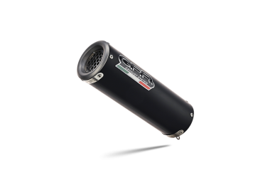 Exhaust compatible with Bmw F900XR F900R 2020-2025, M3 Black Titanium, Slip-on exhaust including removable db killer and link pipe 