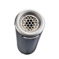 Exhaust compatible with Husqvarna Svartpilen 401 2024-2025, M3 Black Titanium, Slip-on exhaust including removable db killer and link pipe, EPA-compliant 
