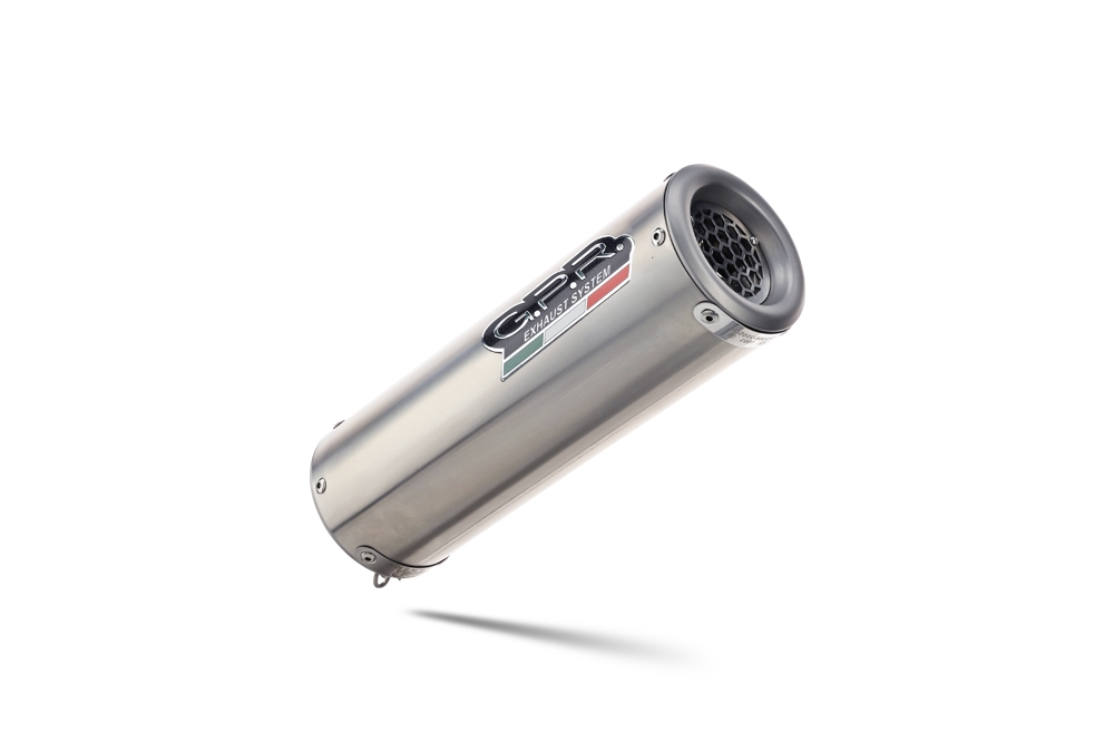 Exhaust compatible with Bmw R1200R 2011-2014, M3 Inox , Slip-on exhaust including removable db killer and link pipe, EPA-compliant 