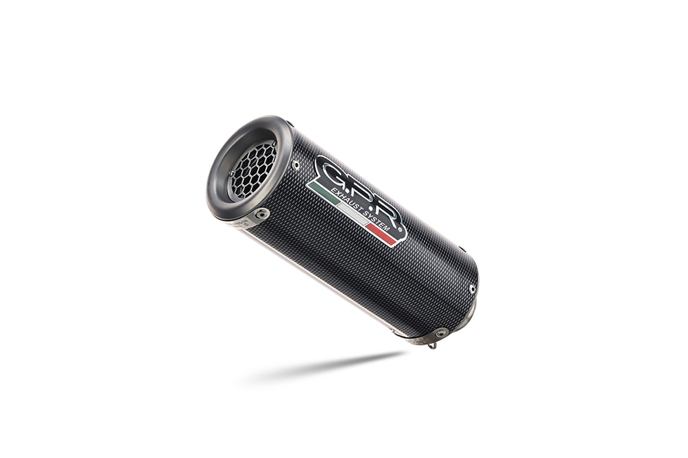 Exhaust compatible with Yamaha Mt 125 2021-2025, M3 Poppy , Full system exhaust, including removable db killer 