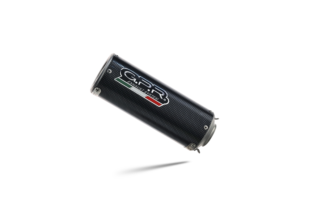 Exhaust compatible with Yamaha Mt 125 2021-2025, M3 Poppy , Full system exhaust, including removable db killer 