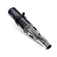 Exhaust compatible with Yamaha Mt 125 2021-2025, M3 Poppy , Full system exhaust, including removable db killer 
