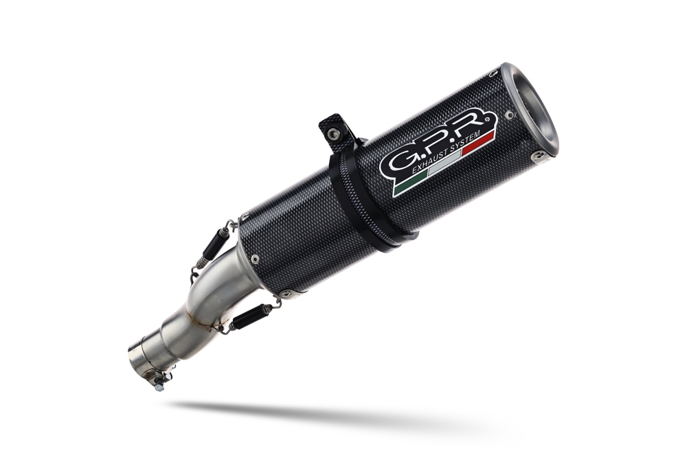 Exhaust compatible with Bmw R Nine-T 1200 - Pure - Racer - Urban - Scrambler G/S 2017-2023, M3 Poppy , Slip-on exhaust including removable db killer and link pipe, EPA-compliant 