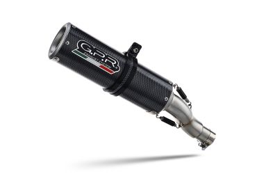 GPR escape compatible con  Kawasaki Versys 650 2006-2014, M3 Poppy , Escape legal, homologado, silenciador con db killer desmontable y tubo de conexión específico 