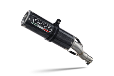 GPR escape compatible con  Kawasaki Versys 650 2006-2014, M3 Poppy , Escape legal, homologado, silenciador con db killer desmontable y tubo de conexión específico 