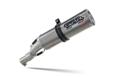 Exhaust compatible with Bmw R Nine-T 1200 - Pure - Racer - Urban - Scrambler G/S 2017-2023, M3 Titanium Natural, Slip-on exhaust including removable db killer and link pipe 