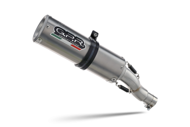 GPR escape compatible con  Honda Cbr 1000 Rr 2014-2016, M3 Titanium Natural, Escape legal, homologado, silenciador con db killer desmontable y tubo de conexión específico 