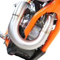 GPR exhaust compatible with  Ktm 450 SXF 2023-2025, Pentacross Inox, Full system exhaust, including removable db killer/spark arrestor 