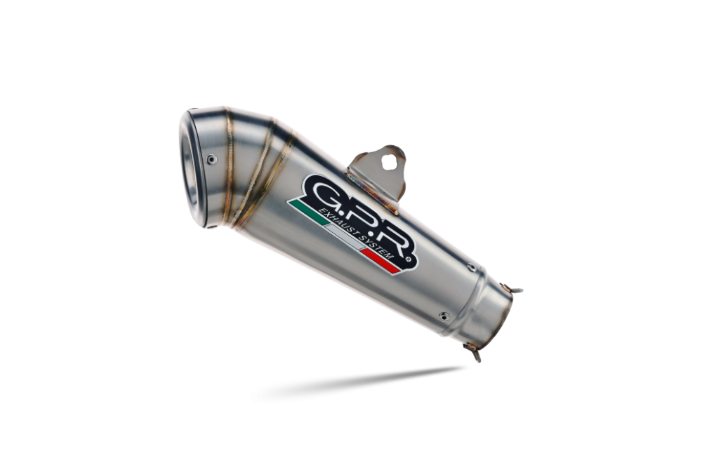 Exhaust compatible with Benelli Leoncino 500 Trail 2017-2024, Powercone Evo, Slip-on exhaust including removable db killer and link pipe 