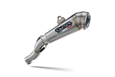Exhaust compatible with Bmw R Nine-T 1200 - Pure - Racer - Scrambler - Urban G/S 2013-2016, Powercone Evo, Slip-on exhaust including removable db killer and link pipe 