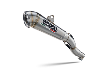 GPR escape compatible con  Honda Cbr 600 F 2011-2014, Powercone Evo, Escape legal, homologado, silenciador con db killer desmontable y tubo de conexión específico 