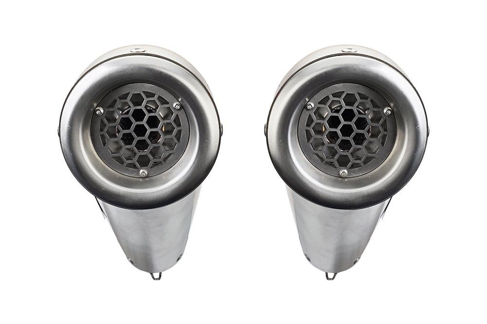 GPR exhaust compatible with  Ducati Streetfighter 1100 2009-2012, Powercone Evo, Dual slip-on including removable db killers and link pipes, EPA-compliant 