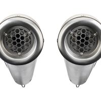 GPR exhaust compatible with  Ducati Streetfighter 1100 2009-2012, Powercone Evo, Dual slip-on including removable db killers and link pipes, EPA-compliant 