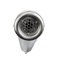 Exhaust compatible with Benelli Leoncino 500 Trail 2017-2024, Powercone Evo, Slip-on exhaust including removable db killer and link pipe 