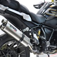 Exhaust compatible with Bmw R1250GS - Adventure 2021-2024, Dual Poppy, Slip-on exhaust including removable db killer and link pipe 