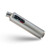 GPR exhaust compatible with Kawasaki ZXR 400 R 1990-1998, Inox Tondo, Bolt-on silencer including removable db killer, EPA-compliant 