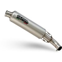GPR exhaust compatible with Ducati Monster S2R  2004-2007, Inox Tondo, Dual slip-on exhausts including link pipes 