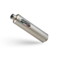 GPR escape compatible con  Honda Cbr 900 Rr 2000-2003, Inox Tondo, Silenciador de escape, homologado, montaje con brida específica (bolt-on), con db killer extraíble 