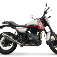 GPR escape compatible con  Royal Enfield Scram 411 2022-2024, Vintacone, Escape homologado para ruido con colector racing 