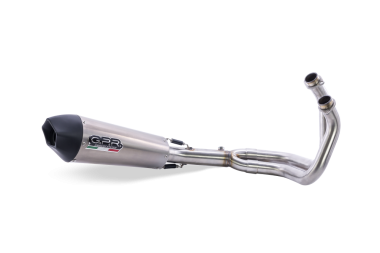 Exhaust compatible with Kawasaki Versys 650 2015-2016, Gpe Ann. titanium, Full system exhaust, including removable db killer 
