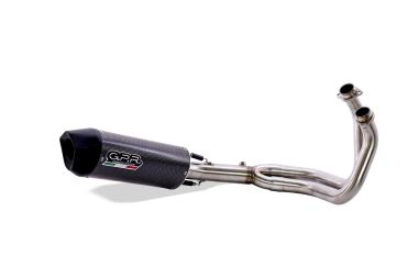 GPR escape compatible con  Yamaha Xsr 700 2021-2024, Furore Evo4 Poppy, Escape completo, no legal para países de la UE, con db killer extraíble 