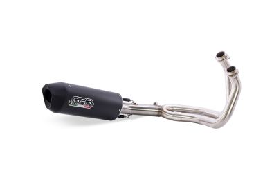 GPR escape compatible con  Bmw R 1200 Gs -Adventure 2013-2013, Furore Nero, Escape completo homologado y legal, incluido db killer extraíble 