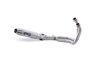 GPR escape compatible con  Kawasaki Z 650 RS 2021-2023, Deeptone Inox, Escape racing, linea completa, suministrado con colector especifico, articulo sin homologacion 