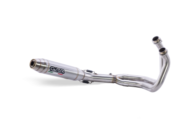 GPR escape compatible con  Kawasaki Ninja 650 2017-2020, Deeptone Inox, Escape completo, no legal para países de la UE, con db killer extraíble 