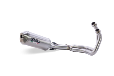 GPR escape compatible con  Yamaha Mt-07  2014-2016, Satinox , Escape completo homologado y legal, incluido db killer extraíble 